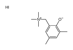 (2-hydroxy-3,5-dimethylphenyl)methyl-trimethylazanium,iodide 结构式