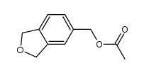 1,3-二氢-2-苯并呋喃-5-基甲基乙酸酯 结构式
