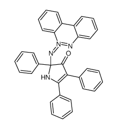 benzo[c]cinnolin-5-ium-5-yl(3-oxo-2,4,5-triphenyl-2,3-dihydro-1H-pyrrol-2-yl)amide 结构式