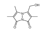 9,10-dioxa-syn-(hydroxymethyl,methyl)(methyl,methyl)bimane 结构式