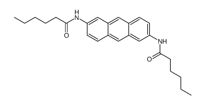 N,N'-(anthracene-2,6-diyl)dihexanamide 结构式