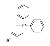 甲基二苯基-2-丙烯基溴化鏻 结构式