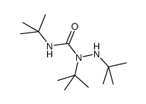 1,2,4-tri(tert-butyl)semicarbazide 结构式