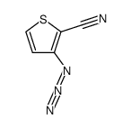 3-azido-2-cyanothiophene 结构式