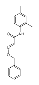 2-[(苄氧基)亚氨基]-N-(2,4-二甲基苯基)乙酰胺 结构式