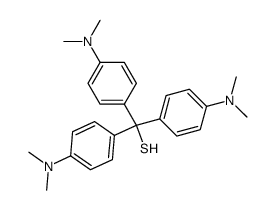 tris-(4-dimethylamino-phenyl)-methanethiol 结构式