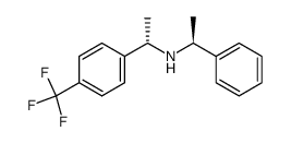 Benzenemethanamine, α-methyl-N-[(1S)-1-phenylethyl]-4-(trifluoromethyl)-, (αS)- 结构式