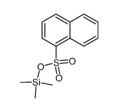1-萘磺酸三甲基硅酯 结构式