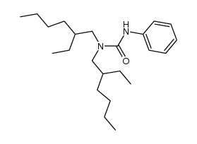 N,N-双(2-乙基己基)-N'-苯基脲 结构式