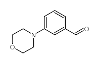 3-(4-吗啉基)苯甲醛 结构式