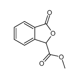 3-氧代-1,3-二氢异苯并呋喃-1-羧酸甲酯 结构式