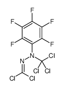 Carbonohydrazonic dichloride, (pentafluorophenyl)(trichloromethyl)- (9CI) 结构式