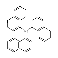 三-1-萘基胂 结构式