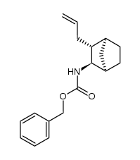 2-外向-烯丙基-3-内向-(苄氧羰基氨基)双环[2.2.1]庚烷 结构式