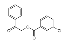 phenacyl 3-chlorobenzoate 结构式