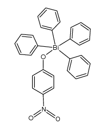 4-nitrophenoxytetraphenylbismuth 结构式