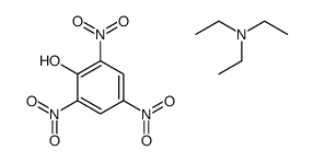 N,N-diethylethanamine,2,4,6-trinitrophenol 结构式