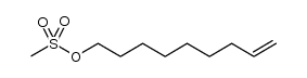 8-nonene-1-mesylate 结构式