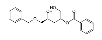 (2R,4S)-2-苯甲酰氧基-5-(苄氧基)戊烷-1,4-二醇 结构式
