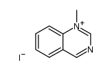 1-N-甲基喹唑啉鎓碘化物 结构式