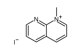 1-甲基-1,8-萘啶鎓碘化物 结构式