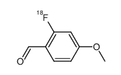 2-[(18)F]-fluoro-4-methoxybenzaldehyde 结构式