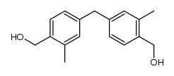 亚甲基双(2-甲基-4,1-亚苯基)二甲醇 结构式