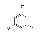 间甲基苯酚钾 结构式