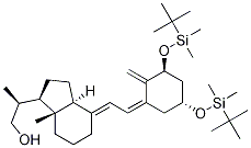 (1Α,3Β,5E,7E)-20-羟甲基-9,10-开环胆甾-1,3-双叔丁基二甲基硅氧基-5,7,10(19)-三烯 结构式