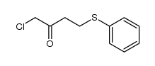 2-Butanone, 1-chloro-4-(phenylthio)- 结构式