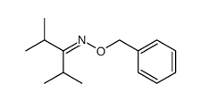 2,4-二甲基戊-3-酮-O-(苯甲基)肟 结构式