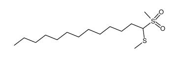 Tridecane, 1-(methylsulfonyl)-1-(methylthio)- 结构式