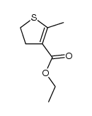 4,5-二氢-2-甲基-3-噻吩羧酸乙酯 结构式
