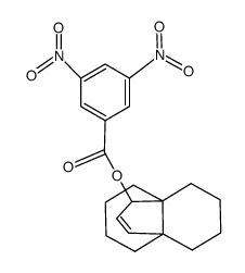 8a,4a-Propenonaphthalen-11-ol, 1,2,3,4,5,6,7,8-octahydro-, 3,5-dinitrobenzoate (9CI) 结构式