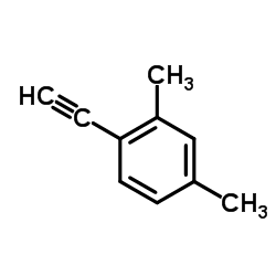 2,4-二甲基苯乙炔 结构式