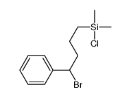 1-溴-4-(氯二甲基硅基)丁基苯 结构式