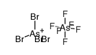 perbromoarsonium hexafluoroarsenate(V) 结构式