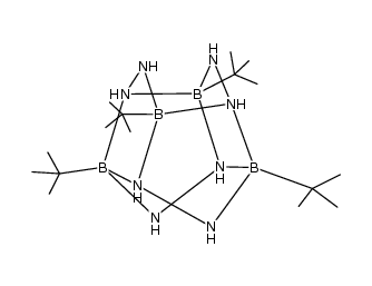 3,6-di-t-butyl-cyclo-1,2,4,5-tetraaza-3,6-diborane dimer 结构式