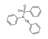 phenyl(N-phenylphenylsulfonamido)mercury 结构式
