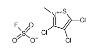 3,4,5-trichloro-2-methylisothiazol-2-ium sulfurofluoridate 结构式