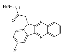 9-bromoindophenazin-6-acetic acid hydrazide 结构式