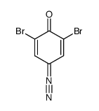 4-Diazo-2,6-dibromo-2,5-cyclohexadienone 结构式