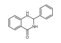 (+/-)-2,3-dihydro-2-phenyl-4(1H)-quinazolinone 结构式