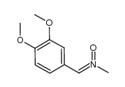 (Z)-C-(3,4-二甲氧基苯基)-N-甲基硝酮 结构式
