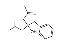 4-苄基-2,6-二甲基-1,6-庚二烯-4-醇 结构式
