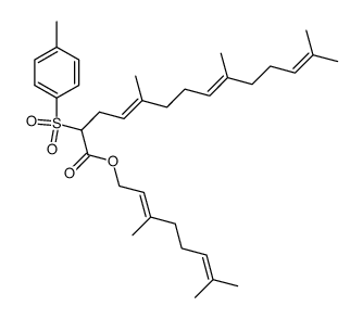 (E)-Geranyl α-(E,E)-farnesyl-α-p-tolylsulfonylacetate 结构式