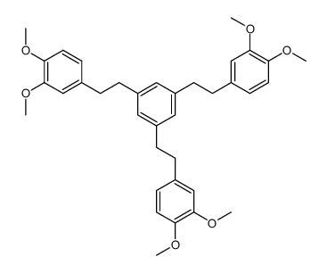 1,3,5-tris-(3,4-dimethoxy-phenethyl)-benzene 结构式