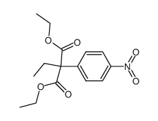 2-乙基-2-(4-硝基苯基)丙二酸二乙酯 结构式