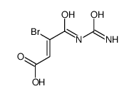 2-Butenoic acid, 4-[(aminocarbonyl)amino]-3-bromo-4-oxo-, (E)- (9CI) 结构式