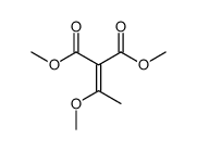 2-(1-甲氧基亚乙基)丙二酸 1,3-二甲酯 结构式